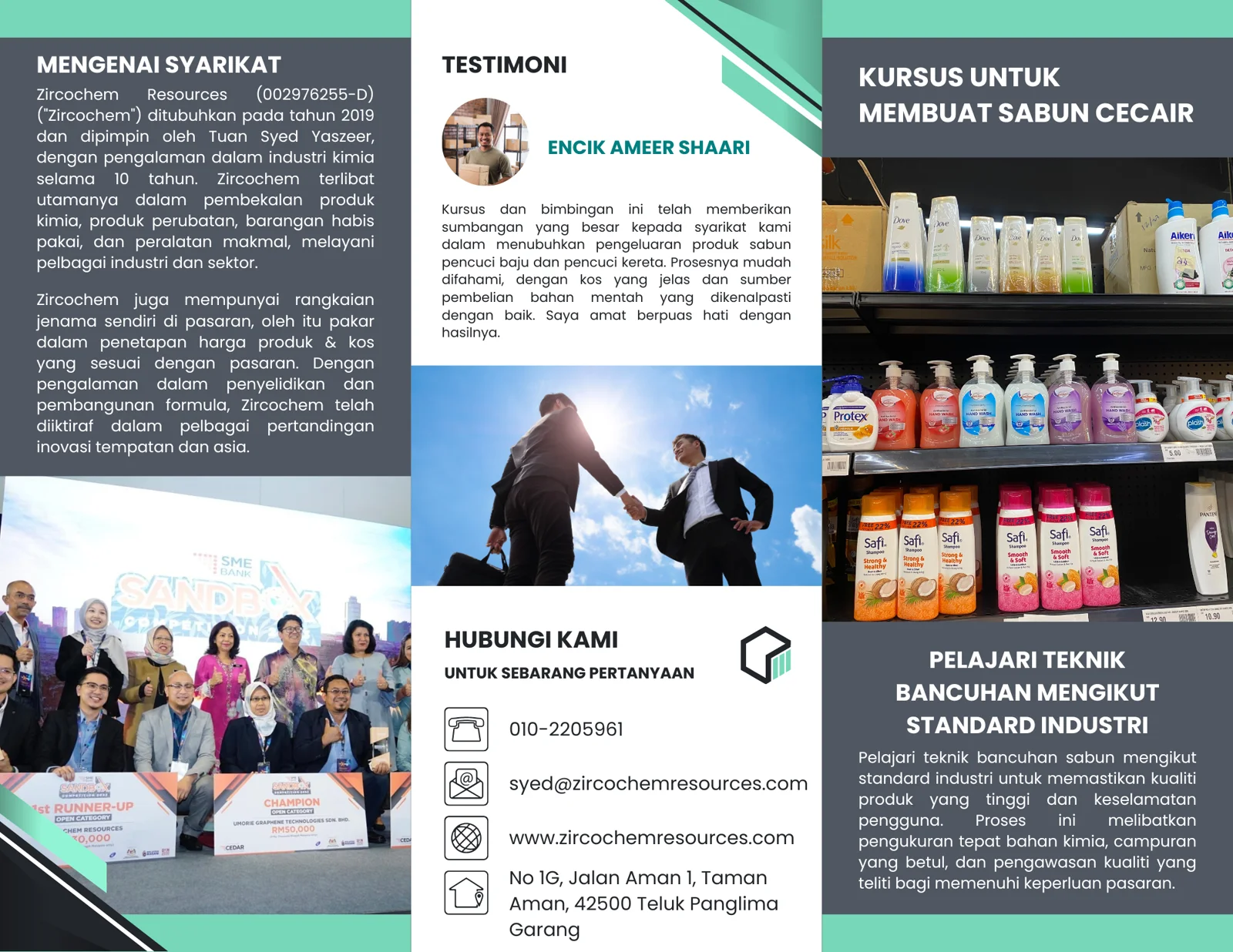 Nak buka perniagaan sabun? Kami boleh bantu A-Z secara online atau fizikal