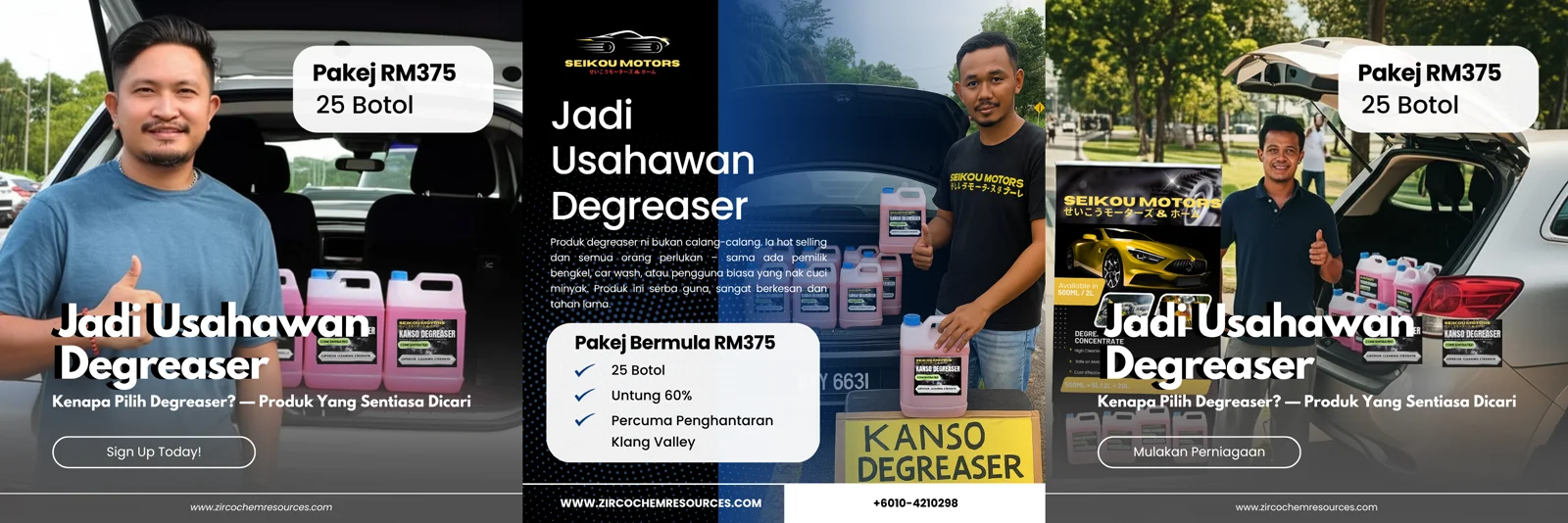 Jadi Usahawan Degreaser: Produk Hot Selling, Margin Untung 60%, Modal Serendah RM375 Sahaja!